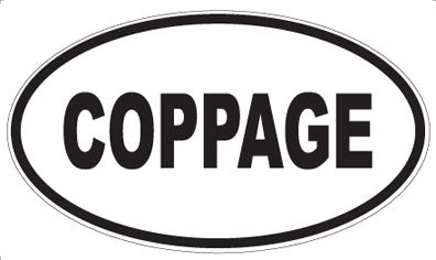 COPPAGE - Oval Magnet