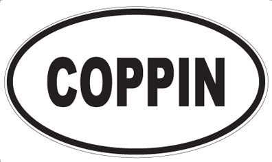 COPPIN - Oval Magnet