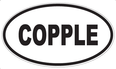 COPPLE - Oval Magnet