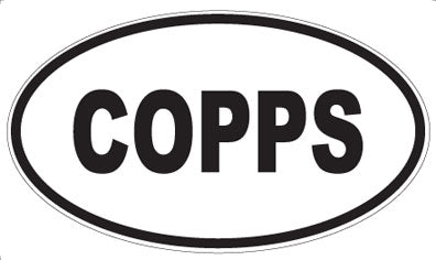 COPPS - Oval Magnet