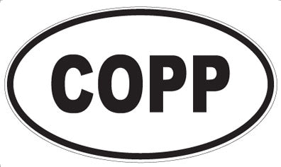 COPP - Oval Magnet