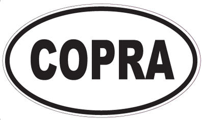 COPRA - Oval Sticker