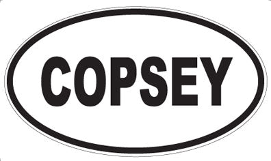 COPSEY - Oval Magnet