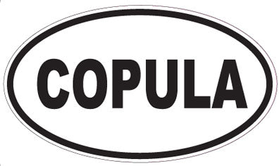 COPULA - Oval Sticker