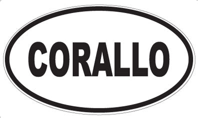 CORALLO - Oval Magnet