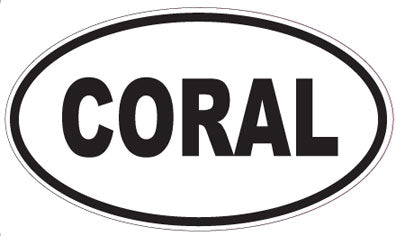 CORAL - Oval Magnet