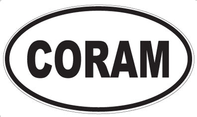 CORAM - Oval Magnet