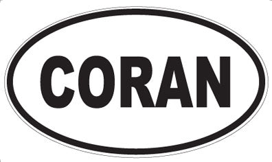 CORAN - Oval Magnet