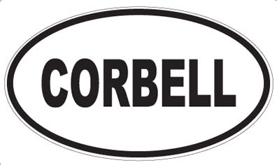 CORBELL - Oval Magnet