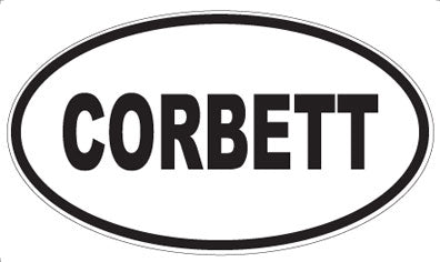 CORBETT - Oval Magnet