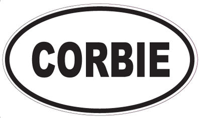 CORBIE - Oval Sticker