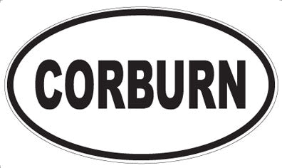 CORBURN - Oval Magnet