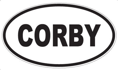 CORBY - Oval Magnet