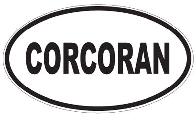 CORCORAN - Oval Magnet