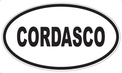 CORDASCO - Oval Magnet