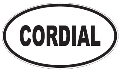 CORDIAL - Oval Magnet