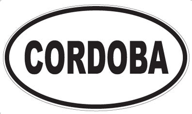 CORDOBA - Oval Magnet