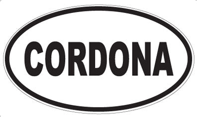 CORDONA - Oval Magnet