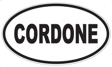 CORDONE - Oval Magnet