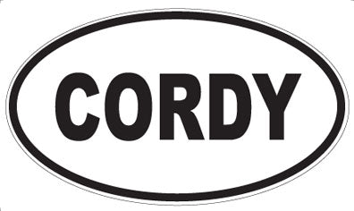CORDY - Oval Magnet