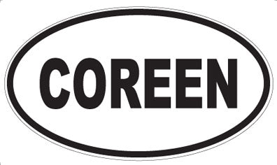 COREEN - Oval Magnet