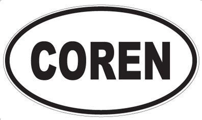 COREN - Oval Magnet