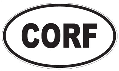 CORF - Oval Magnet