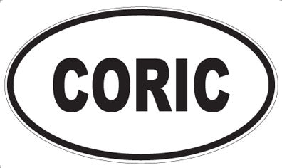 CORIC - Oval Magnet