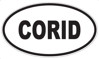 CORID - Oval Sticker