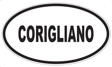 CORIGLIANO - Oval Sticker