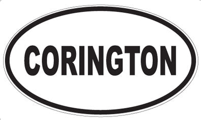 CORINGTON - Oval Magnet