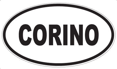 CORINO - Oval Sticker