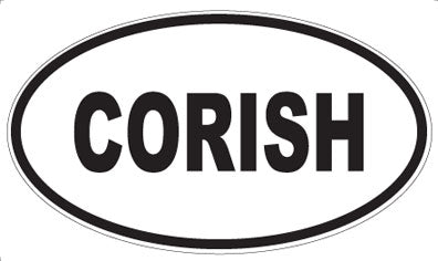 CORISH - Oval Sticker