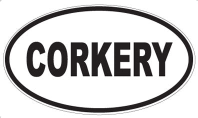 CORKERY - Oval Sticker