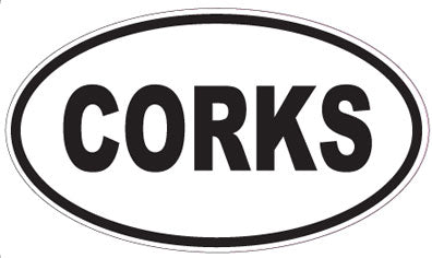 CORKS - Oval Magnet