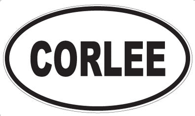 CORLEE - Oval Sticker