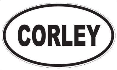 CORLEY - Oval Magnet