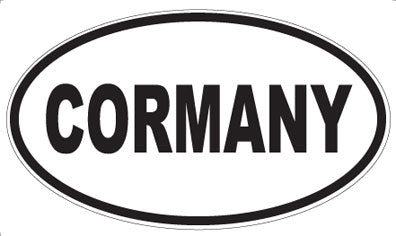 CORMANY - Oval Sticker