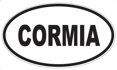 CORMIA - Oval Sticker