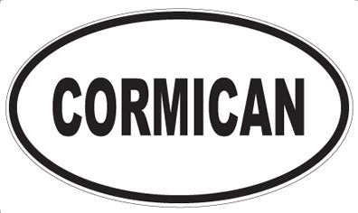 CORMICAN - Oval Sticker