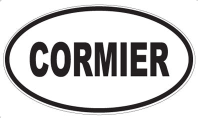CORMIER - Oval Sticker