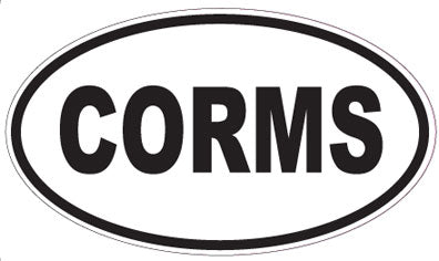 CORMS - Oval Magnet