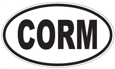 CORM - Oval Sticker