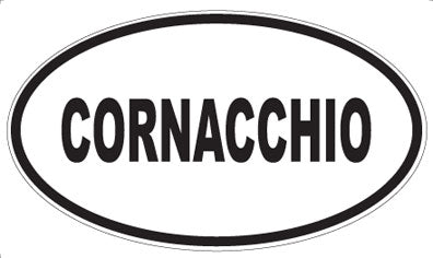 CORNACCHIO - Oval Magnet