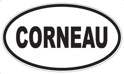 CORNEAU - Oval Sticker