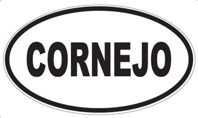 CORNEJO - Oval Magnet