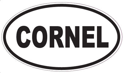 CORNEL - Oval Sticker