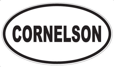 CORNELSON - Oval Magnet