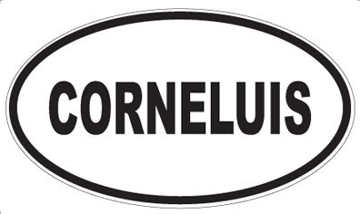 CORNELUIS - Oval Sticker