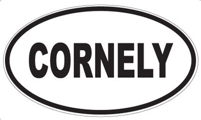 CORNELY - Oval Sticker